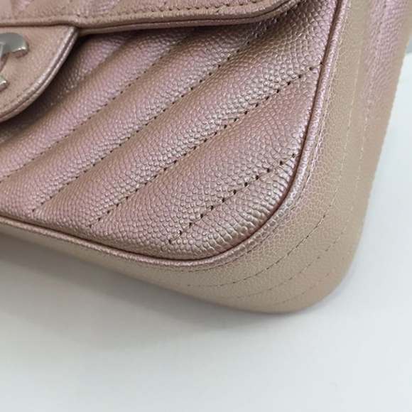 CHANEL ROSE GOLD MINI FLAP BAG 17B - Picture 8 of 8